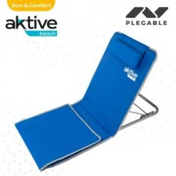 AKTIVE Matelas De Camping Pliable, Dossier Multipositions, Bleu -Magasin De Matériel De Pêche aktive matelas de camping pliable dossier multipositions bleu 3