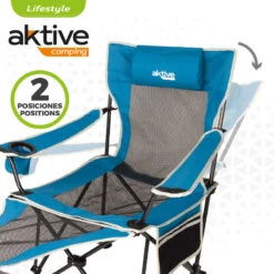 Chaise Longue Pliante De Camping Aktive -Magasin De Matériel De Pêche chaise longue pliante de camping aktive 2