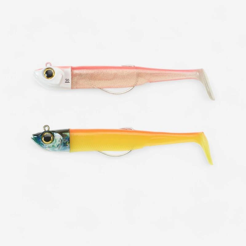 COMBO Leurres Souples Shad Texan ANCHO 120 50g Rose Fluo/ Orange Pêche En Mer 1 COMBO Leurres Souples Shad Texan ANCHO 120 50g Rose Fluo/ Orange Pêche En Mer