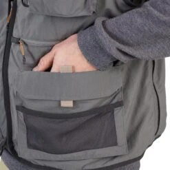 GILET De Pêche 500 Gris 13 GILET De Pêche 500 Gris -Magasin De Matériel De Pêche gilet de peche 500 gris 4