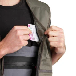 Gilet De Pêche - FV 100 Kaki -Magasin De Matériel De Pêche gilet de peche fv 100 kaki 3