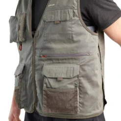 Gilet De Pêche - FV 100 Kaki -Magasin De Matériel De Pêche gilet de peche fv 100 kaki 6