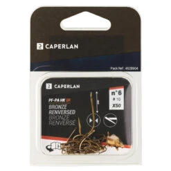 HAMEÇON SIMPLE BRONZE RENVERSE NON MONTE PA HK 0R X50 -Magasin De Matériel De Pêche hamecon simple bronze renverse non monte pa hk 0r x50 2