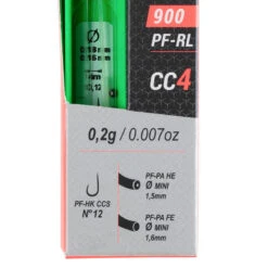 LIGNE MONTEE POUR LA PECHE DE LA CARPE AU COUP PF-RL900 CC4 0,2g -Magasin De Matériel De Pêche ligne montee pour la peche de la carpe au coup pf rl900 cc4 02g 2