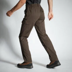 PANTALON CARGO RESISTANT STEPPE 300 MARRON -Magasin De Matériel De Pêche pantalon cargo resistant steppe 300 marron 2
