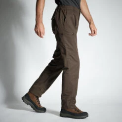 PANTALON CARGO RESISTANT STEPPE 300 MARRON -Magasin De Matériel De Pêche pantalon cargo resistant steppe 300 marron 3