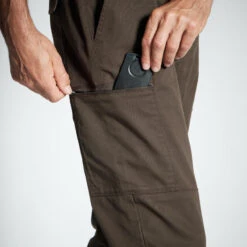 PANTALON CARGO RESISTANT STEPPE 300 MARRON -Magasin De Matériel De Pêche pantalon cargo resistant steppe 300 marron 5