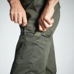 PANTALON CARGO RESISTANT STEPPE 300 VERT -Magasin De Matériel De Pêche pantalon cargo resistant steppe 300 vert 7