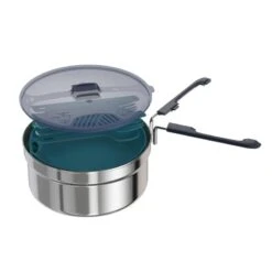 Quechua Popote Camp Du Randonneur MH100 Inox 2 Personnes (1,6L) -Magasin De Matériel De Pêche popote camp du randonneur mh100 inox 2 personnes 16l 3