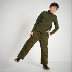 Surpantalon Imperméable Junior 100 Vert -Magasin De Matériel De Pêche surpantalon impermeable junior 100 vert 4